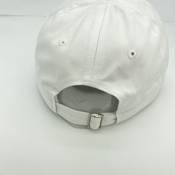 Hatt Damer Vår Och Höst Vattenmelon Broderi Casual Fa White