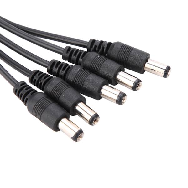 5,5x2,1mm strømkabel splitter adapter kabelforlænger til CCTV-kamera 1 hun til 2 han