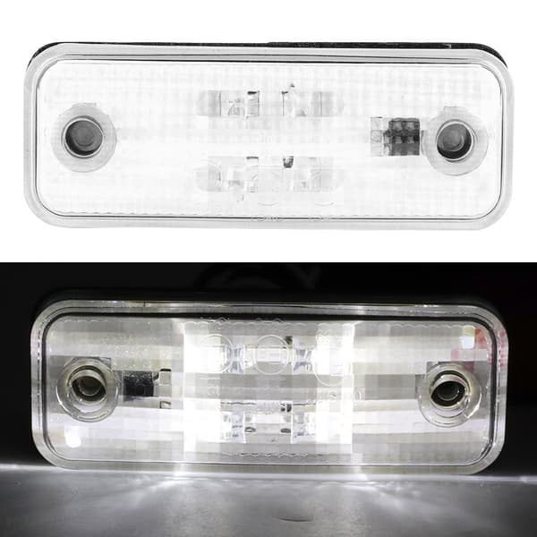 Universal 4 LED Super Lys Lastbil LED Sidemarkerlys Blinklys (Hvid)