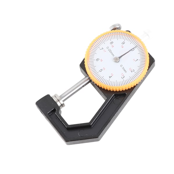 Paksuusmittari Testeri Dial Flat Head Kasvisparkittu Nahka DIY Mittaustyökalu 0-20mm