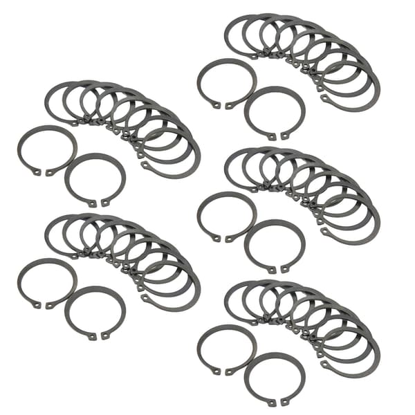 50 stk. AC Kompressor Koblingsaksel Snap Ring 1,5 mm Tykkelse Jern Robust til 507 AC Kompressor
