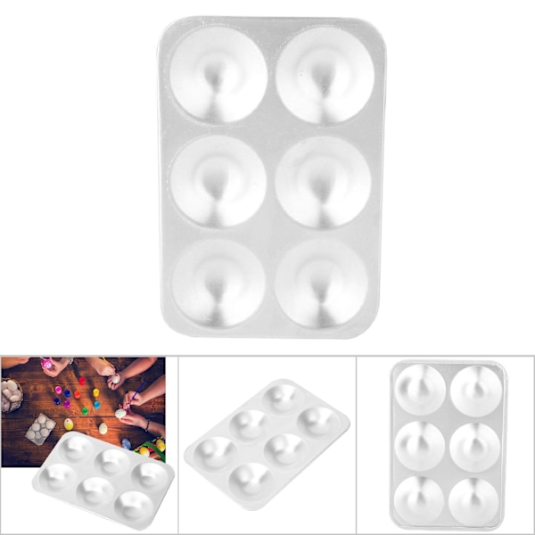 Aluminium Blandningsfärg Målningsbricka Konstnär Vattenfärgspalett Tillbehör för Student (#01)