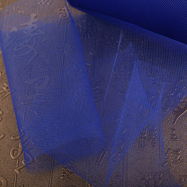 DIY Bröllopsdekoration Tulle Rulle Spole Kläder Stickad Tyg för Sömnad Del(Royal Blue)