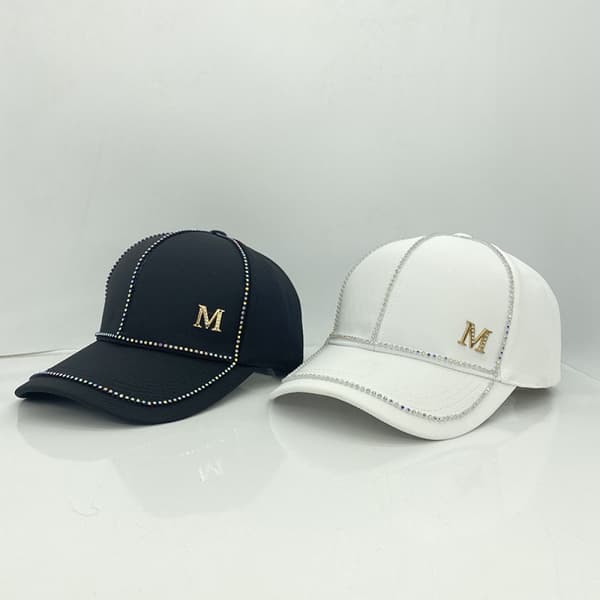 Rhinestone M Standard Vild Baseball Cap Dame Forår Og S Pink