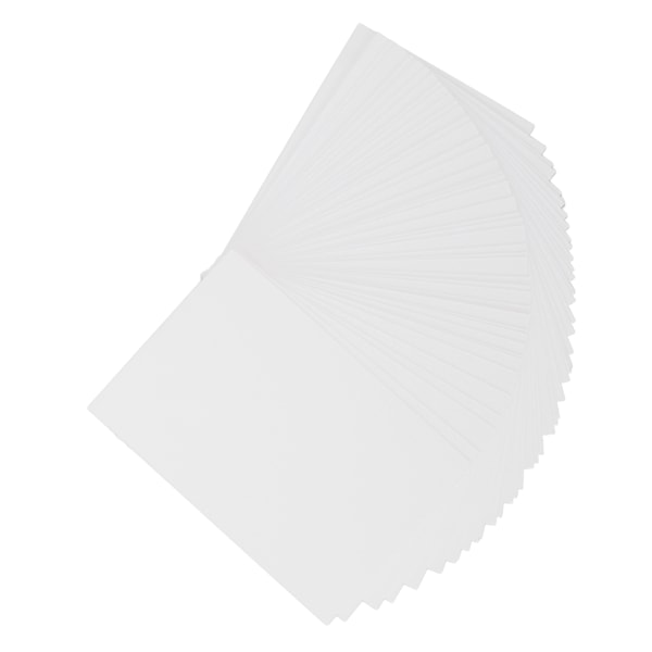 50 kpl valkoista kartonkipaperia, tukee kaksipuolista tulostusta, nopeasti kuivuva tyhjä postikortti DIY-korttiin, leikekirjaan, leikkaamiseen, kohokuviointiin 250