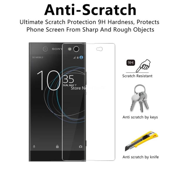 Suojakalvolasi Sony XA Ultra -puhelimen näytönsuojalle, karkaistu lasi