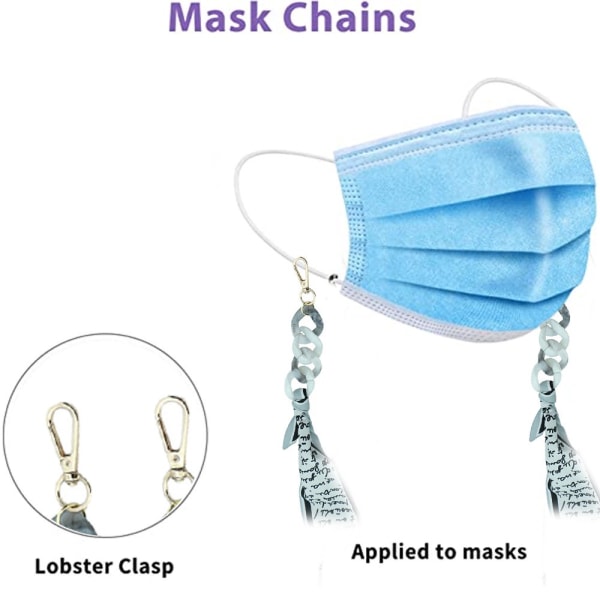 Brillekæde Solbrillekæde Fashion Mask Lanyard Chain