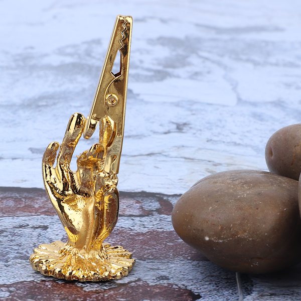 Populær Buddha hånd og lotus røgelse klip religiøs objekt guldbelagt røgelse klip