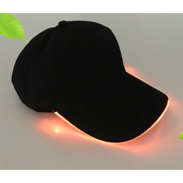 Män Kvinnor LED Baseballkeps LED Ljus upp Hatt Flash Glow Rave E