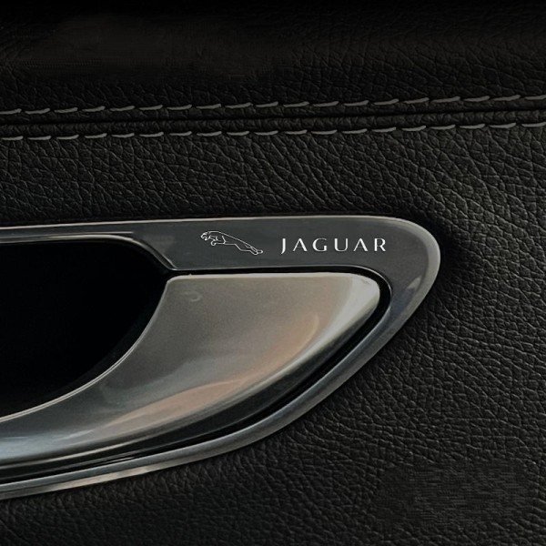 Auton metalli-autotarrat luovat autotarrat koristetarrat persoonallisuus satunnaiset tarrat-Jaguar-Hopea/6 kpl