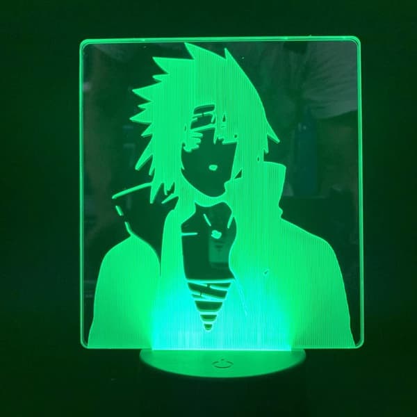 Naruto Kakashi Uchiha Sasuke 3D Illusion Natlampe Sm