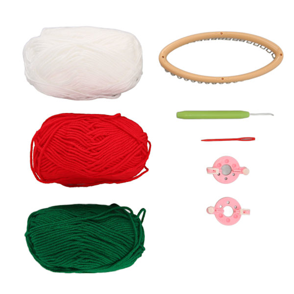 Sock Loom Kit 36 Pegs Stark Metall Enkel Användning Allmänt Använd Liten Stickning Loom Kit för Barn Familj DIY