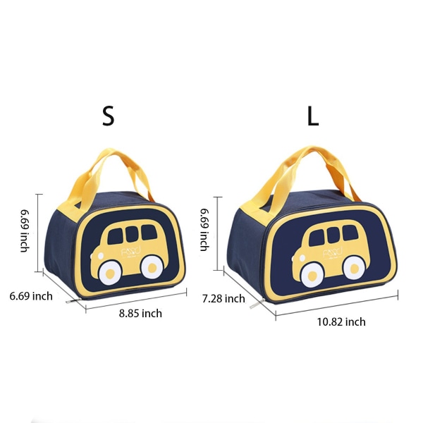 Lnsulerad matlåda för barn Pojkar Flickor Skol Lun