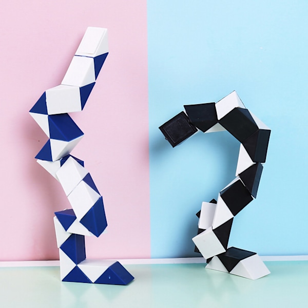 Mini Twist Puzzle Leker Plast Slange Twist Puzzle Pedagogisk Spill Leker for Gutter Jenter Gave