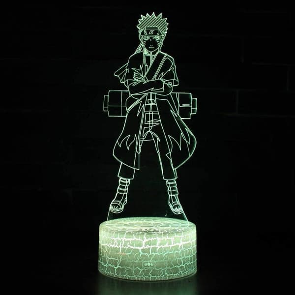 Naruto Kakashi Uchiha Sasuke 3D Illusion Natlampe Sm