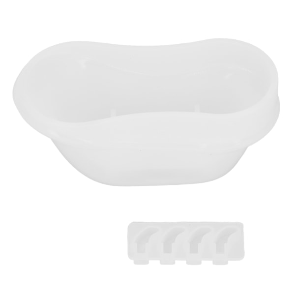 Badekar Oppbevaring Resin Former Lett Demoulding DIY Epoxy Casting Silikon Former for Oppbevaring Nøkkelring Smykker Godteri