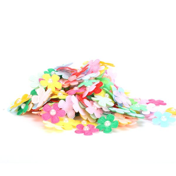 200 stk. Mini Craft Blomster med Ti-farvet Blandet Bløde Daisy Blomster Perfekt til Håndbog DIY Tilbehør Håndværk