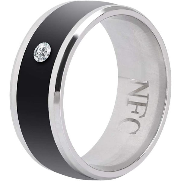 Smart Ring, Laddningsfri och Djup Vattentät Universal