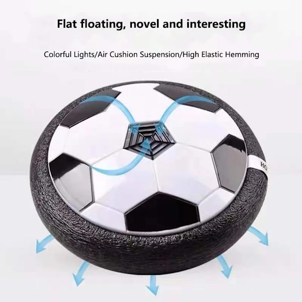 Air Power Flytande LED Fotboll Leksaker Barn Levitate Suspenderande Fotboll Luftkudde Flytande Skum Fotboll Leksaker För Barn Presenter