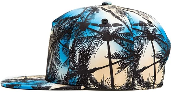 Klassisk Snapback-hatt Hip Hop Flat Bill Visor Cap - Unisex Annons Blue