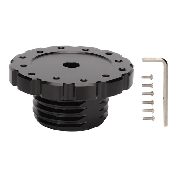 Profesjonell rattnavadapter i aluminium for Thrustmaster T300 T500 TS PC TS XW Sort