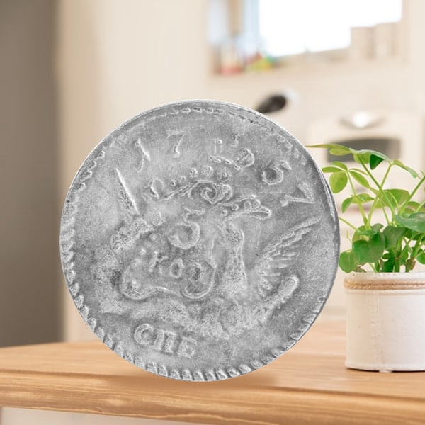 1757 Klassisk Messing Sølv Dollar Vintage Mindemønt Samling Mønt