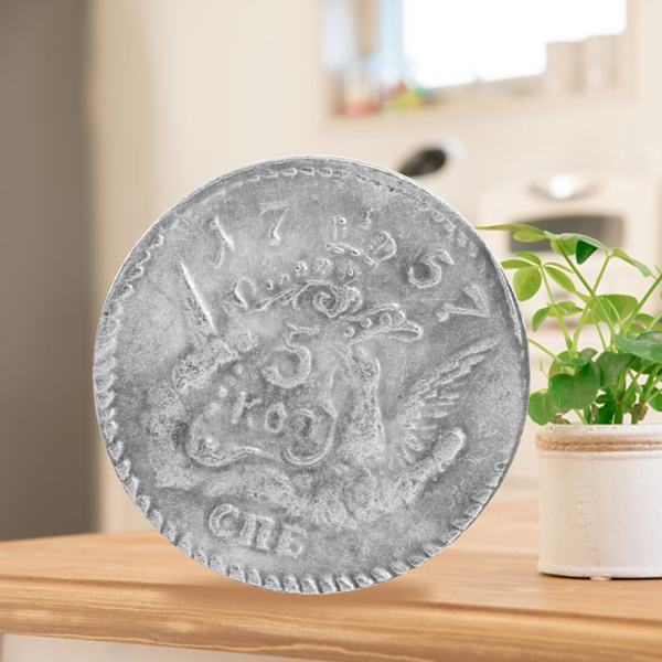 1757 Klassisk Messing Sølv Dollar Vintage Minnesamling Samlerobjekt Mynt
