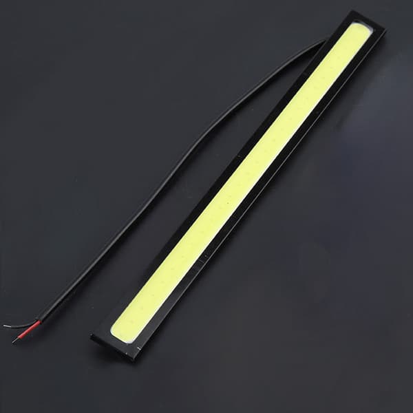 Universal Bil COB LED Dagsljus DRL Dimljus (Vit)