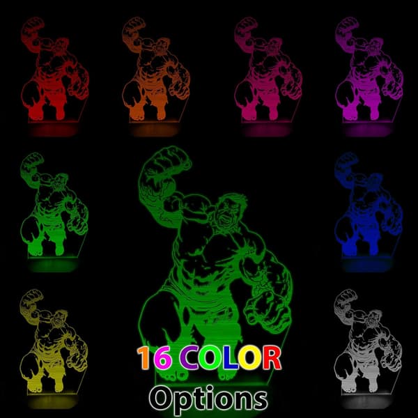 Hulk Smash 3D nattlys