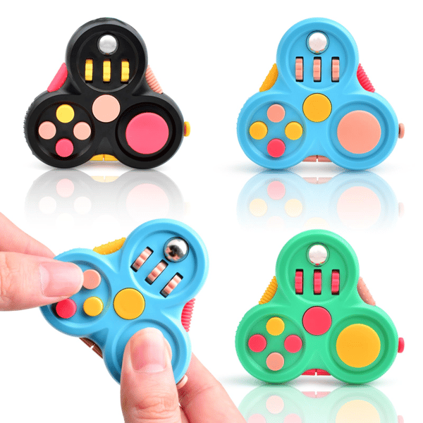 Fidget Pad Fidget Legetøj til voksne og børn - 3 stk. Stressaflastende sensorisk klikker-controller-legetøj, hjælper med ADHD autisme, påskekurv S 3PCS-A