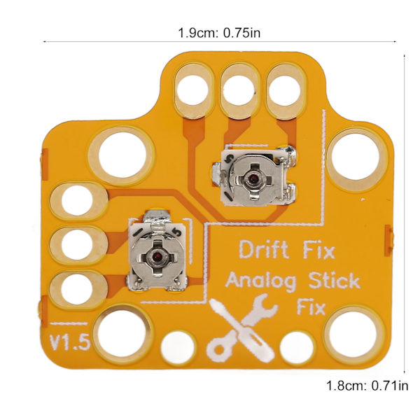 Gamepad Joystick Drift Reparasjonskort Universal Controller 3D Analog Stick Drift Fix Mod for PS4 for PS5 for XBOX 2stk