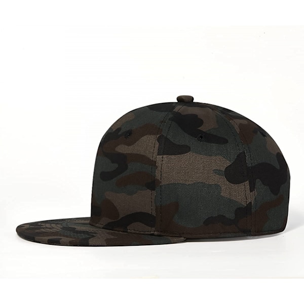 Klassisk Snapback-hatt Hip Hop Flat Bill Visor Cap - Unisex Annons L
