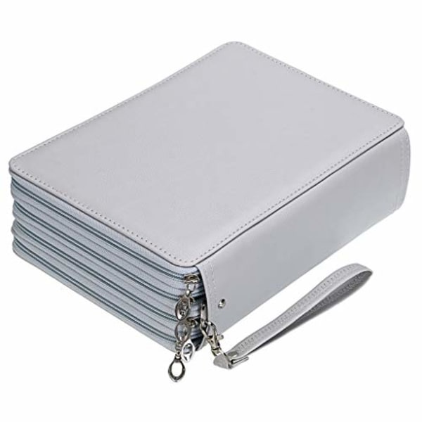 200 fack färgad pennfodral - Deluxe PU läder pennfodral D