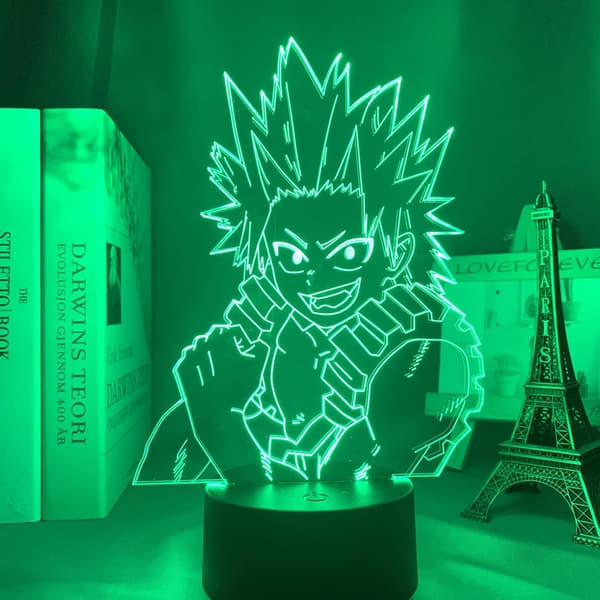3D Illusjonslampe Nattlys Eijiro Kirishima 3D Lampe Anime