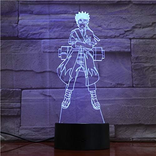 Naruto Kakashi Uchiha Sasuke 3D Illusion Natlampe Sm