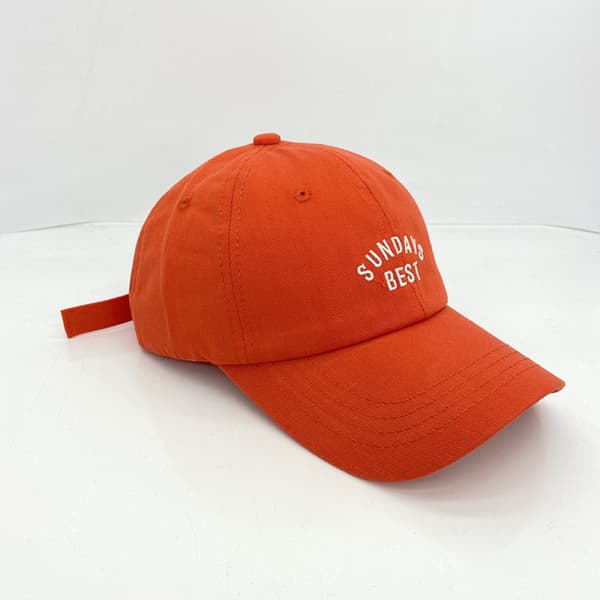 Mössa Broderade Bokstäver Justerbar Student Casual All-Match Red