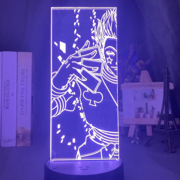 Hunter X Hunter 3D Illusion Natlyslampe med Smart Touch, Ideel Gave til Hjemindretning Børn