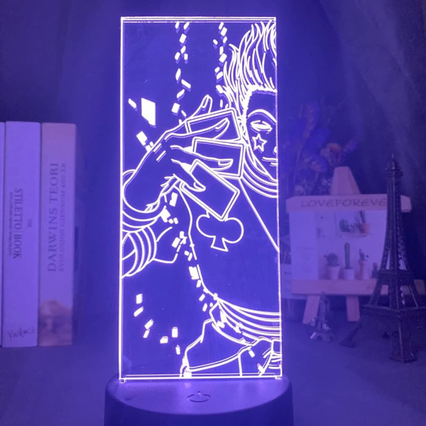 Hunter X Hunter 3D Illusionslampa med Smart Touch, Perfekt Present för Heminredning och Barn