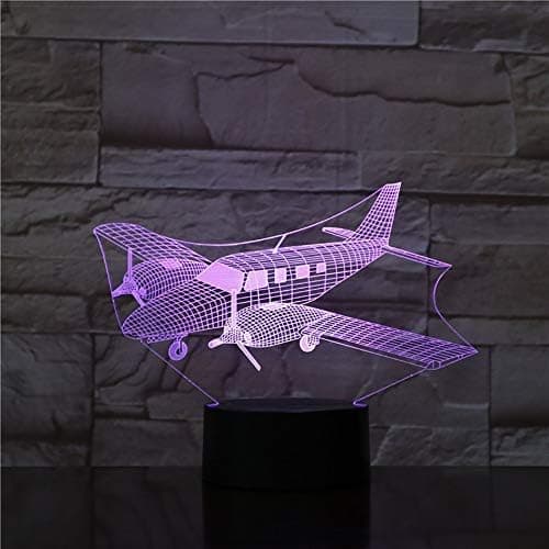 Kreativt 3D Fly Natlys USB Drevet Touch Switch LE