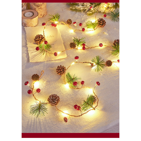 Dazzle Bright Tallkottar Julgransljus, 20 LED-lampor