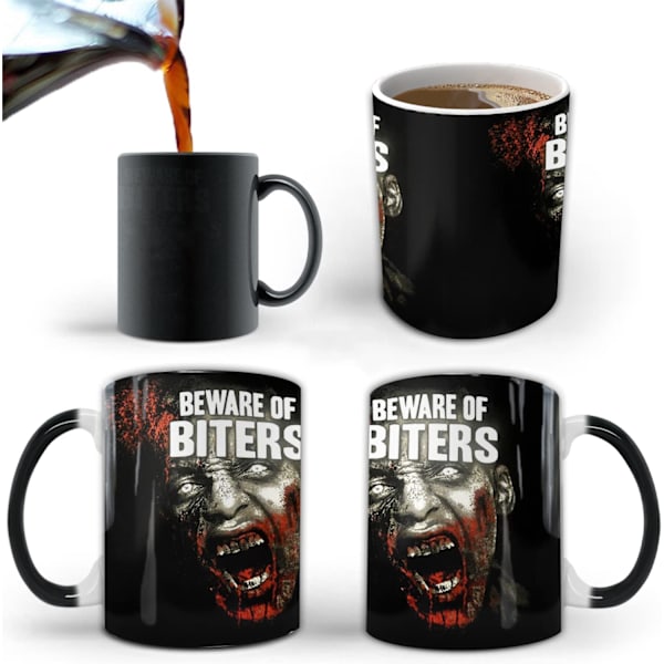 Walknig Dead Horror Zombie Kaffe Krus-Varmefølsom Farveskiftende Kaffe Krus (
