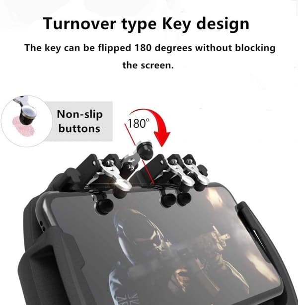 Mobil Spilcontroller 4 Trigger med 4000mAh Power Bank Coo