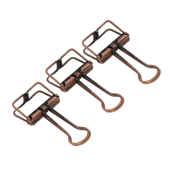 80 stk. hule clips 0,7 tommer robuste metal hule stærke klemmer papir klemmer til hjemmekontorstudie lilla bronze