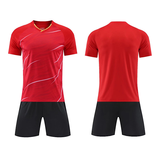 Barnfotbollströjor Herr Pojkar Fotbollskläder Set Kortärmad Barnfotbollsuniformer Vuxna Barn Träning  Träningsdräkt Jersey Purple S