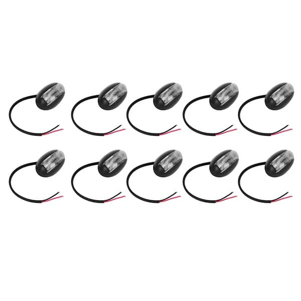 10 st LED-lampindikatorer Sidoljus Energibesparing Trailer Lastbil