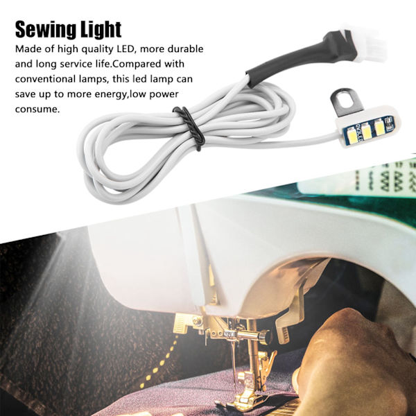 3 Perler 5V LED Symaskine Lampe LED Lys til Overlock Maskine Tilbehør