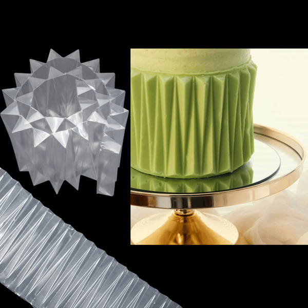 3D Chokolade Origami Form Genanvendelig Kageform Plast Multi