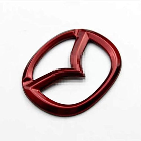 MAXDOOL Punainen ohjauspyörän kannen tarra paljettikehys Mazda 3 6 CX-3 CX-5 CX-9 sisätilojen lisävarusteet (punainen)