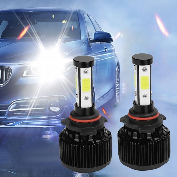 Universal X6-COB Bil LED Forlygte 50W 6500K Vandtæt Forlygte Køretøjs Udskiftning