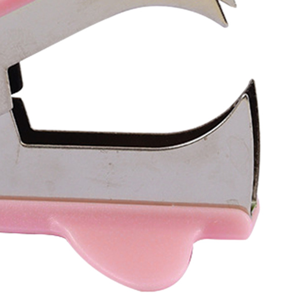 Hæfteklammefjerner Bærbar Effektiv Fjernelse Ergonomisk Design Hæfteklammeaftrækker til Kontor Finansafdelinger Sakura Pink